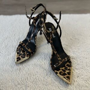 Abound Women's Animal Print Strappy Heels